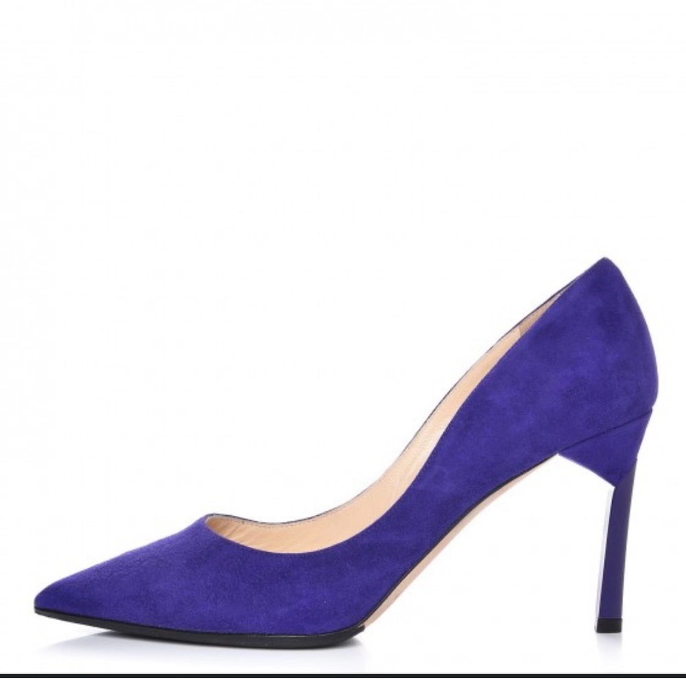 Jimmy Choo Tish heels purple suede